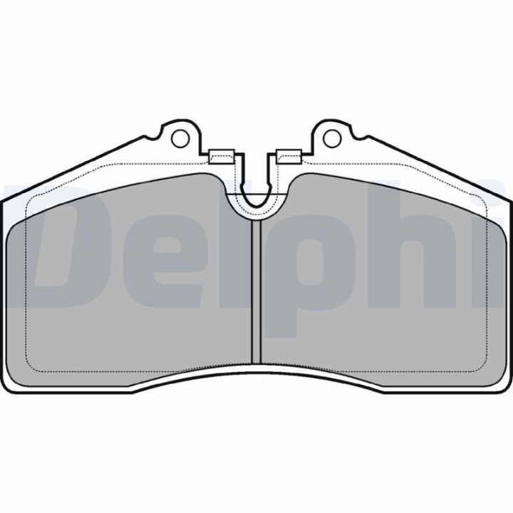 Stabdžių trinkelių rinkinys, diskinis stabdys DELPHI LP957