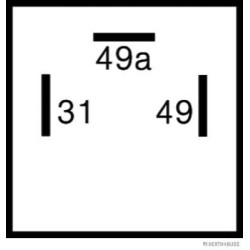 Posūkio rodiklio pertraukiklis HERTH+BUSS ELPARTS 75605148