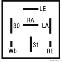 Posūkio rodiklio pertraukiklis HERTH+BUSS ELPARTS 75605151