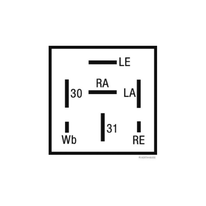 Posūkio rodiklio pertraukiklis HERTH+BUSS ELPARTS 75605151