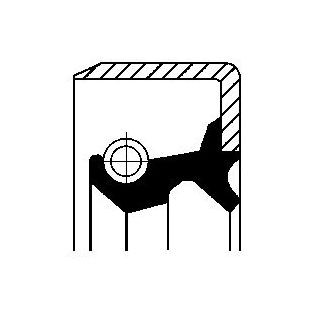 Veleno sandariklis, diferencialas CORTECO 49123219