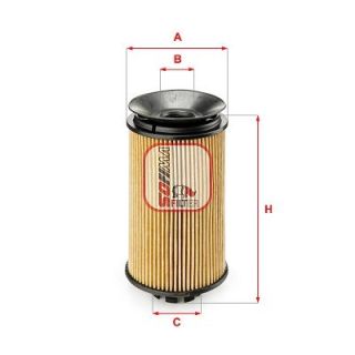 Alyvos filtras SOFIMA S 5092 PE