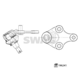 Šarnyras / girgždukas SWAG 33 11 2078
