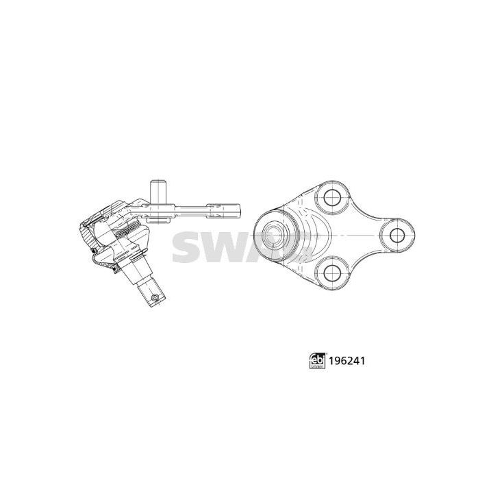 Šarnyras / girgždukas SWAG 33 11 2078