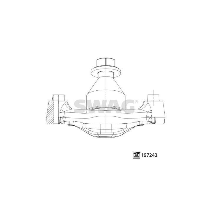 Šarnyras / girgždukas SWAG 33 11 2525