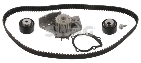 Vandens siurblio ir paskirstymo diržo komplektas SWAG 33 10 7577