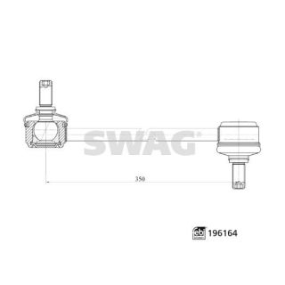 šarnyro stabilizatorius SWAG 33 11 2031