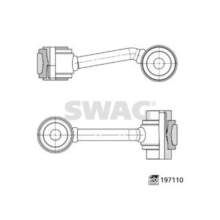 šarnyro stabilizatorius SWAG 33 11 2482