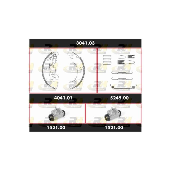 Stabdžių rinkinys, būgniniai stabdžiai ROADHOUSE SPK 3041.03