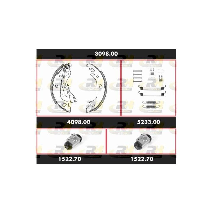 Stabdžių rinkinys, būgniniai stabdžiai ROADHOUSE SPK 3098.00