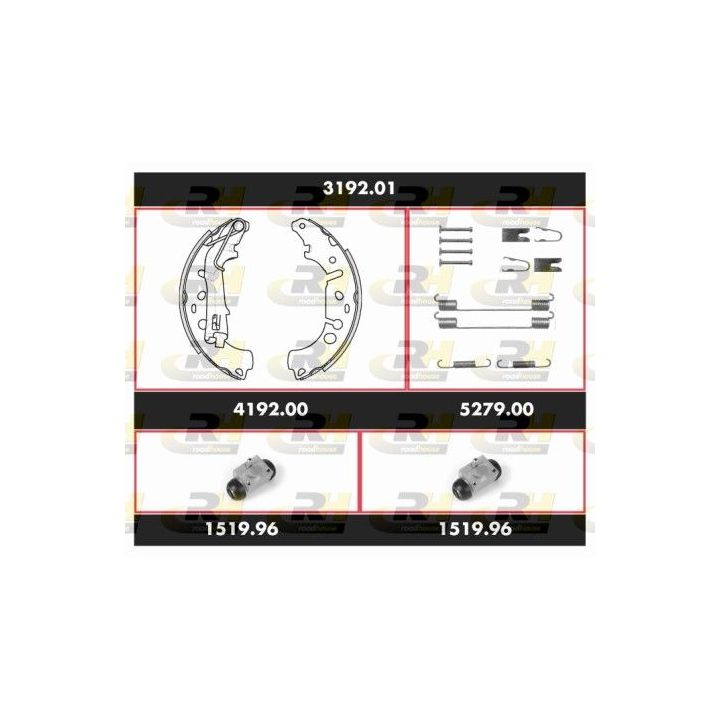 Stabdžių rinkinys, būgniniai stabdžiai ROADHOUSE SPK 3192.01