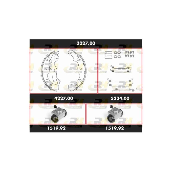 Stabdžių rinkinys, būgniniai stabdžiai ROADHOUSE SPK 3227.00