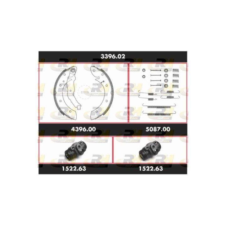 Stabdžių rinkinys, būgniniai stabdžiai ROADHOUSE SPK 3396.02
