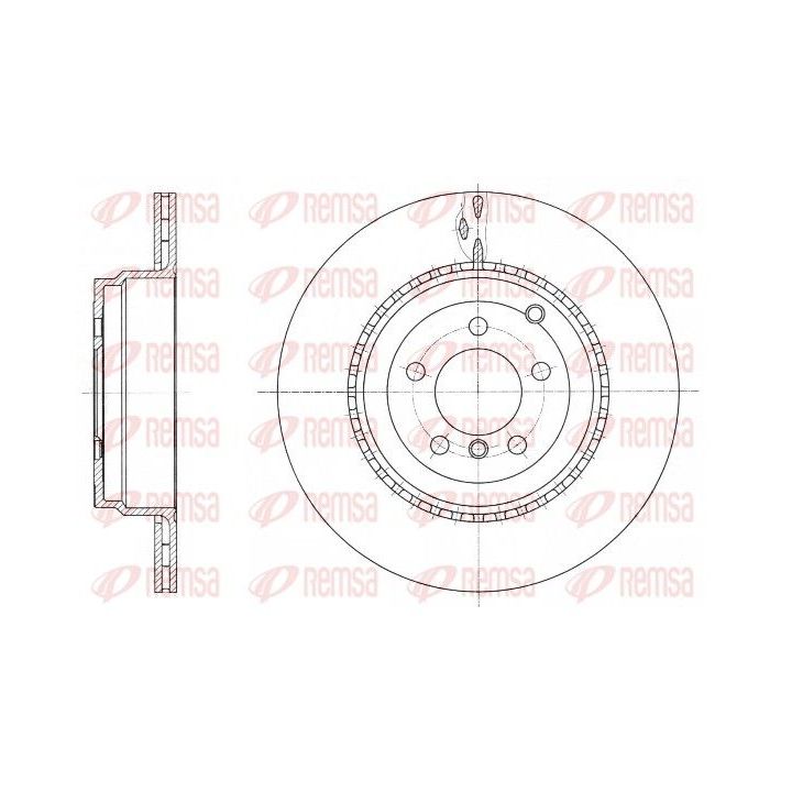 Stabdžių diskas REMSA 61762.10
