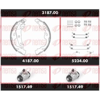 Stabdžių rinkinys, būgniniai stabdžiai REMSA SPK 3187.00