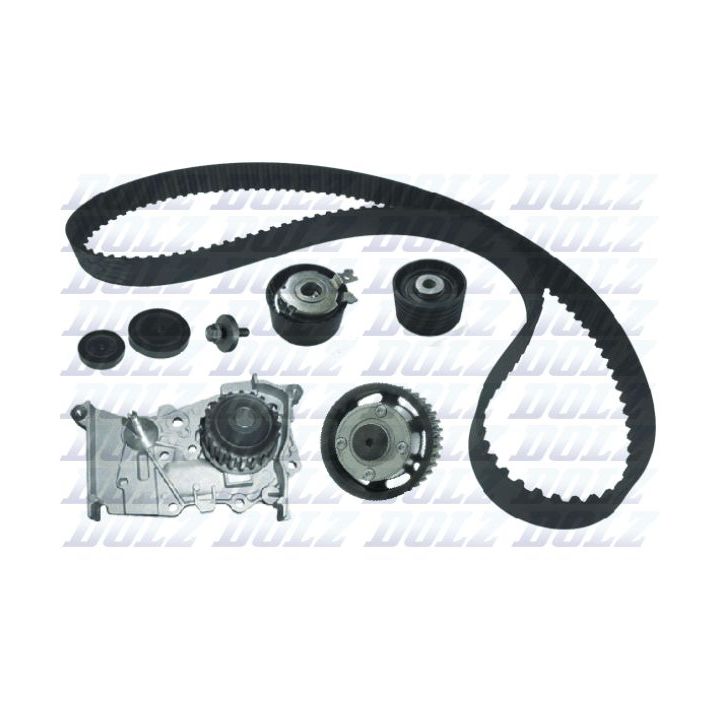 Vandens siurblio ir paskirstymo diržo komplektas DOLZ KD073V