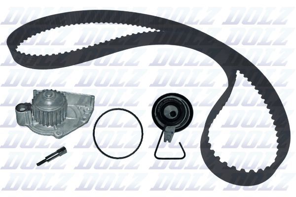 Vandens siurblio ir paskirstymo diržo komplektas DOLZ KD297