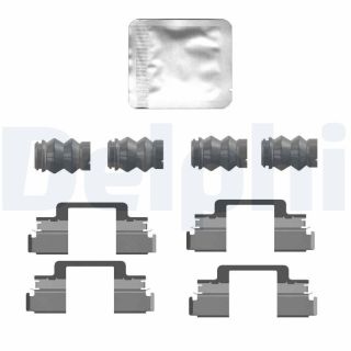 Priedų komplektas, diskinių stabdžių trinkelės DELPHI LX0769