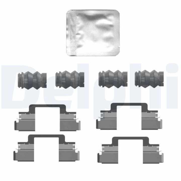 Priedų komplektas, diskinių stabdžių trinkelės DELPHI LX0769