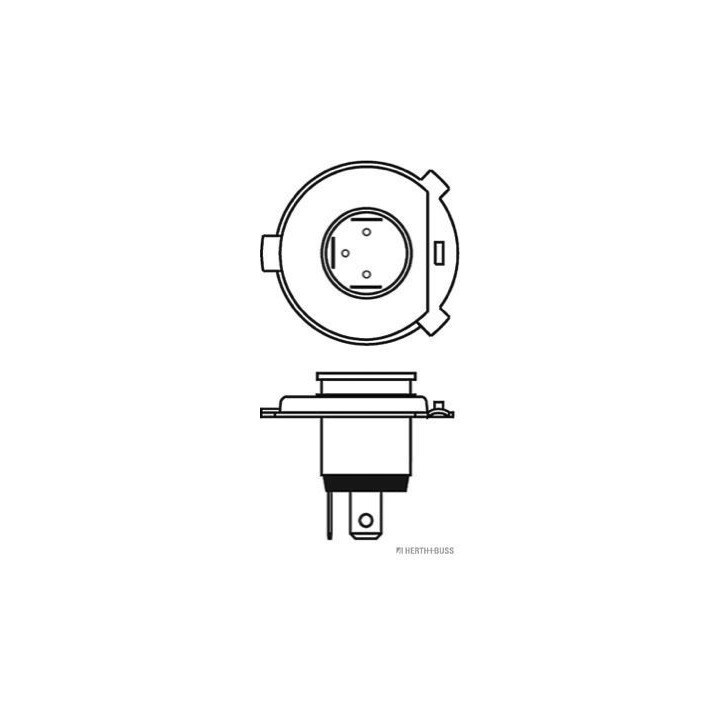 Lemputė, rūko žibintas HERTH+BUSS ELPARTS 89901100
