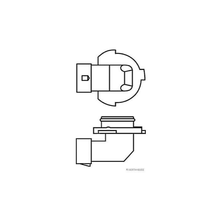 Lemputė, rūko žibintas HERTH+BUSS ELPARTS 89901128