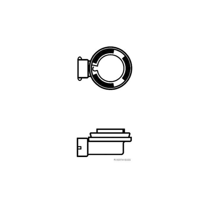 Lemputė, rūko žibintas HERTH+BUSS ELPARTS 89901296