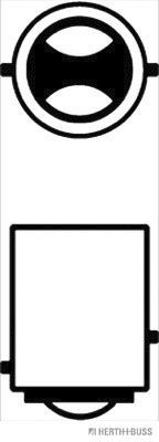 Lemputė, stabdžių / galinės šviesos HERTH+BUSS ELPARTS 89901103