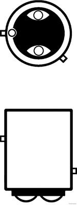 Galinio žibinto lemputė HERTH+BUSS ELPARTS 89901195