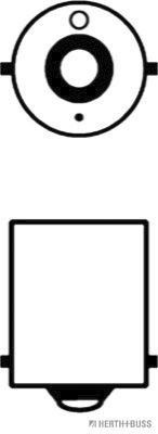 Galinio žibinto lemputė HERTH+BUSS ELPARTS 89901142