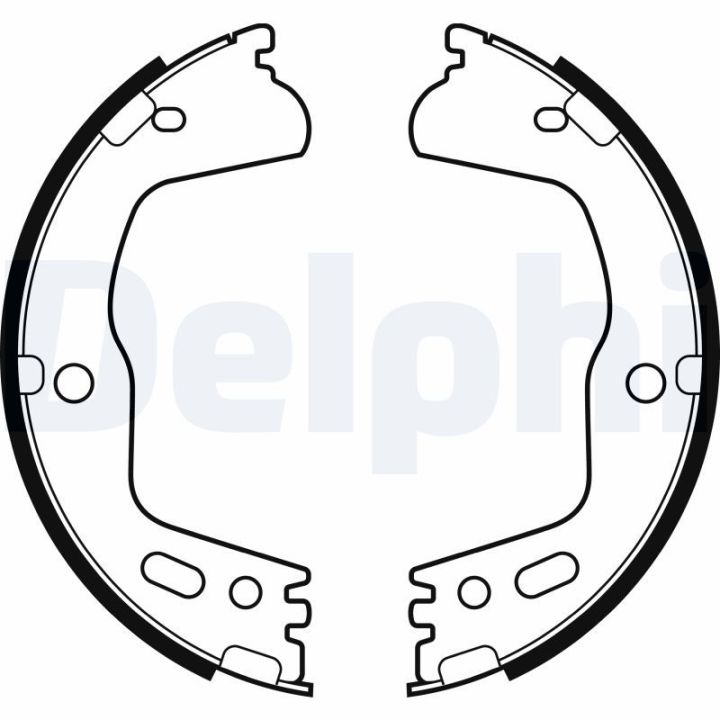 Stabdžių trinkelių komplektas, stovėjimo stabdis DELPHI LS2155