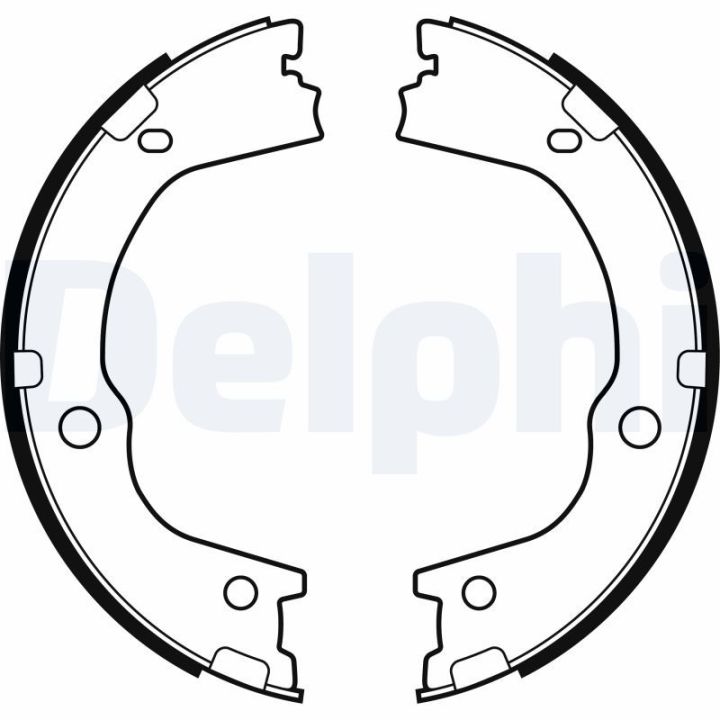 Stabdžių trinkelių komplektas, stovėjimo stabdis DELPHI LS2159