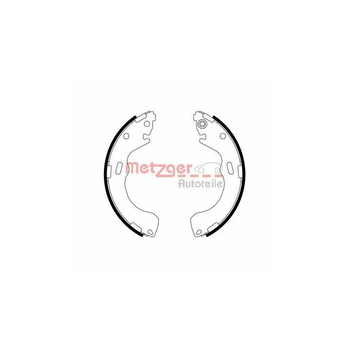 Stabdžių trinkelių komplektas METZGER MG 970