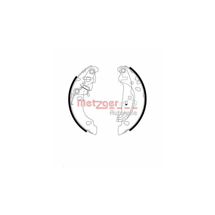 Stabdžių trinkelių komplektas METZGER MG 976