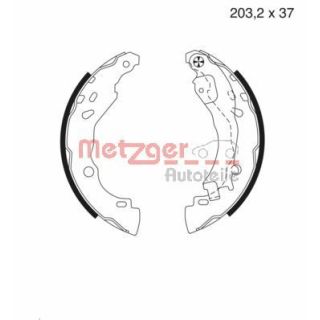 Stabdžių trinkelių komplektas METZGER MG 982