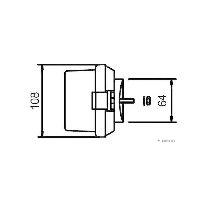 Kombinuotas galinis žibintas HERTH+BUSS ELPARTS 82840540