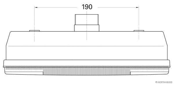 Kombinuotas galinis žibintas HERTH+BUSS ELPARTS 83830360