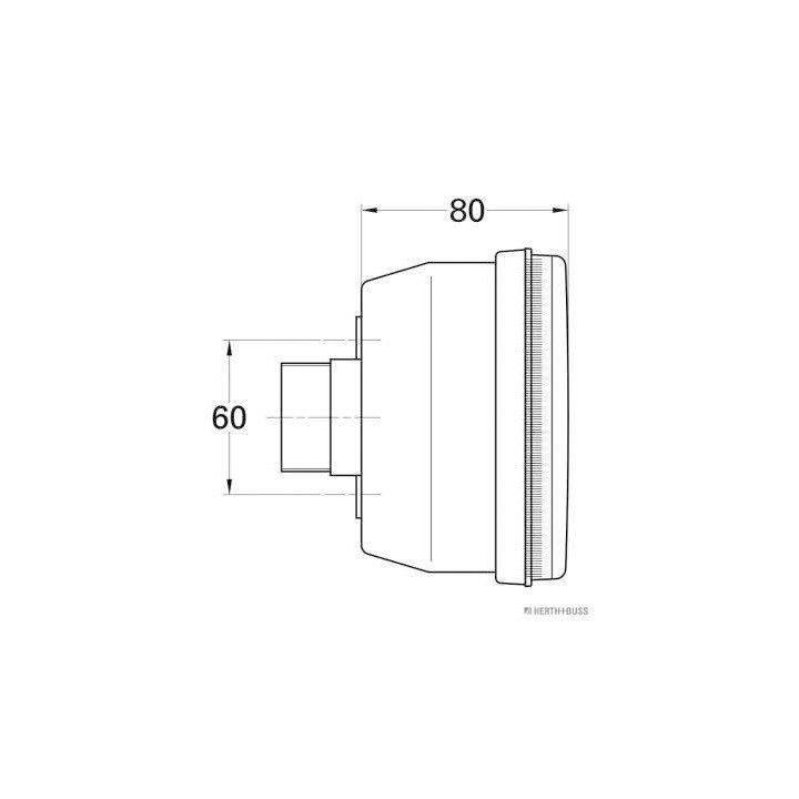 Kombinuotas galinis žibintas HERTH+BUSS ELPARTS 83830360