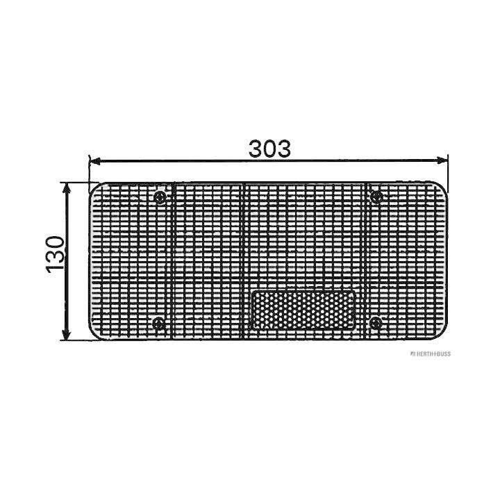 Kombinuotas galinis žibintas HERTH+BUSS ELPARTS 83830504