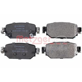 Stabdžių trinkelių rinkinys, diskinis stabdys METZGER 1170940