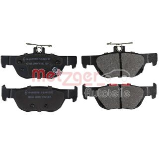 Stabdžių trinkelių rinkinys, diskinis stabdys METZGER 1170953