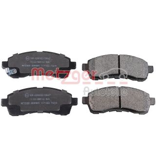 Stabdžių trinkelių rinkinys, diskinis stabdys METZGER 1171022