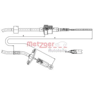 Sankabos trosas METZGER 12.7200