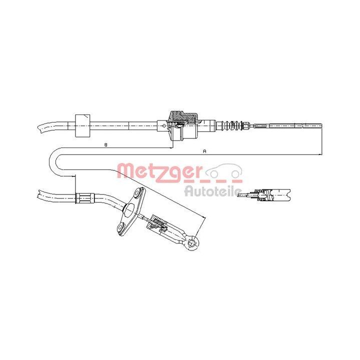 Sankabos trosas METZGER 12.7200