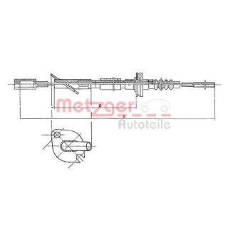 Sankabos trosas METZGER 1402.2