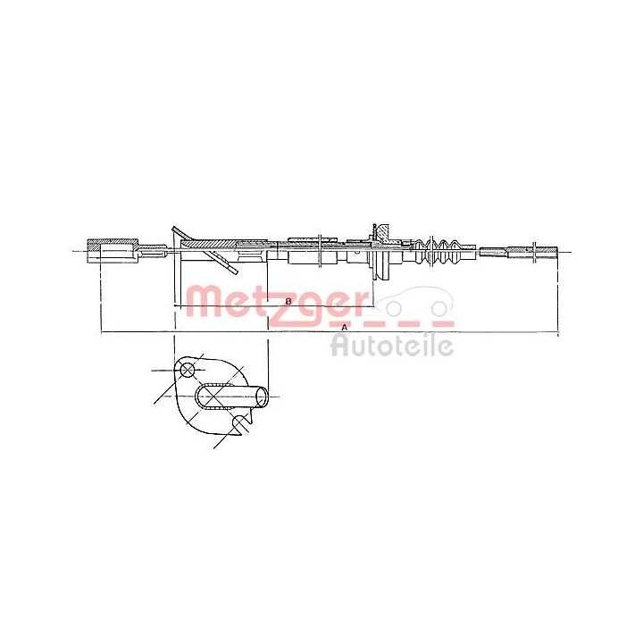 Sankabos trosas METZGER 1402.2