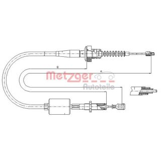 Sankabos trosas METZGER 18.2522