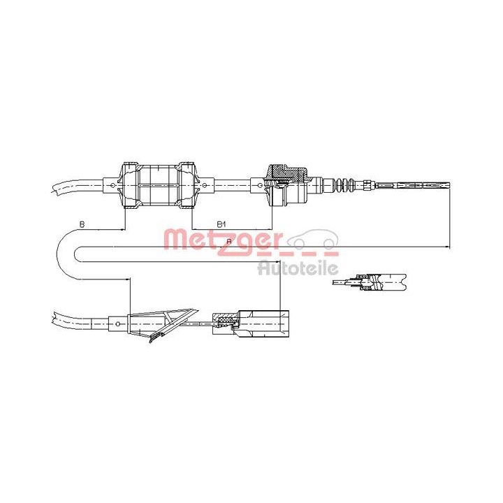 Sankabos trosas METZGER 412.11