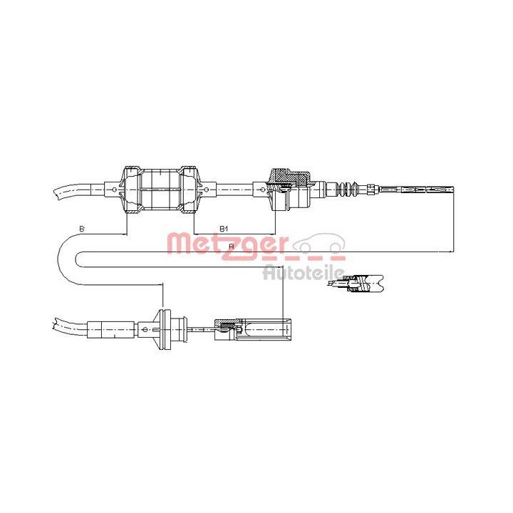 Sankabos trosas METZGER 462.1