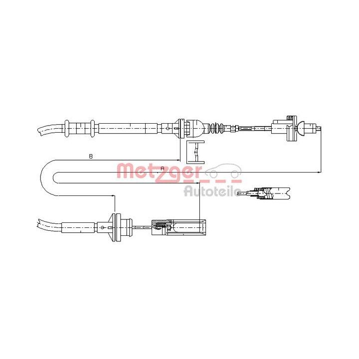 Sankabos trosas METZGER 462.3