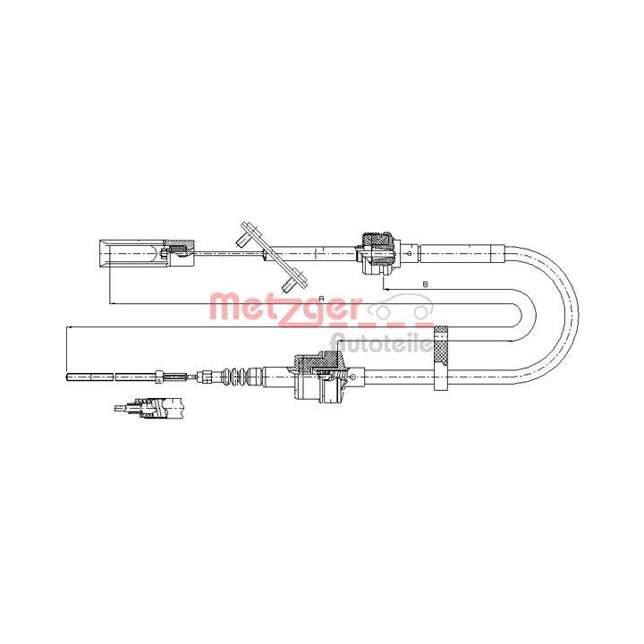 Sankabos trosas METZGER 492.10